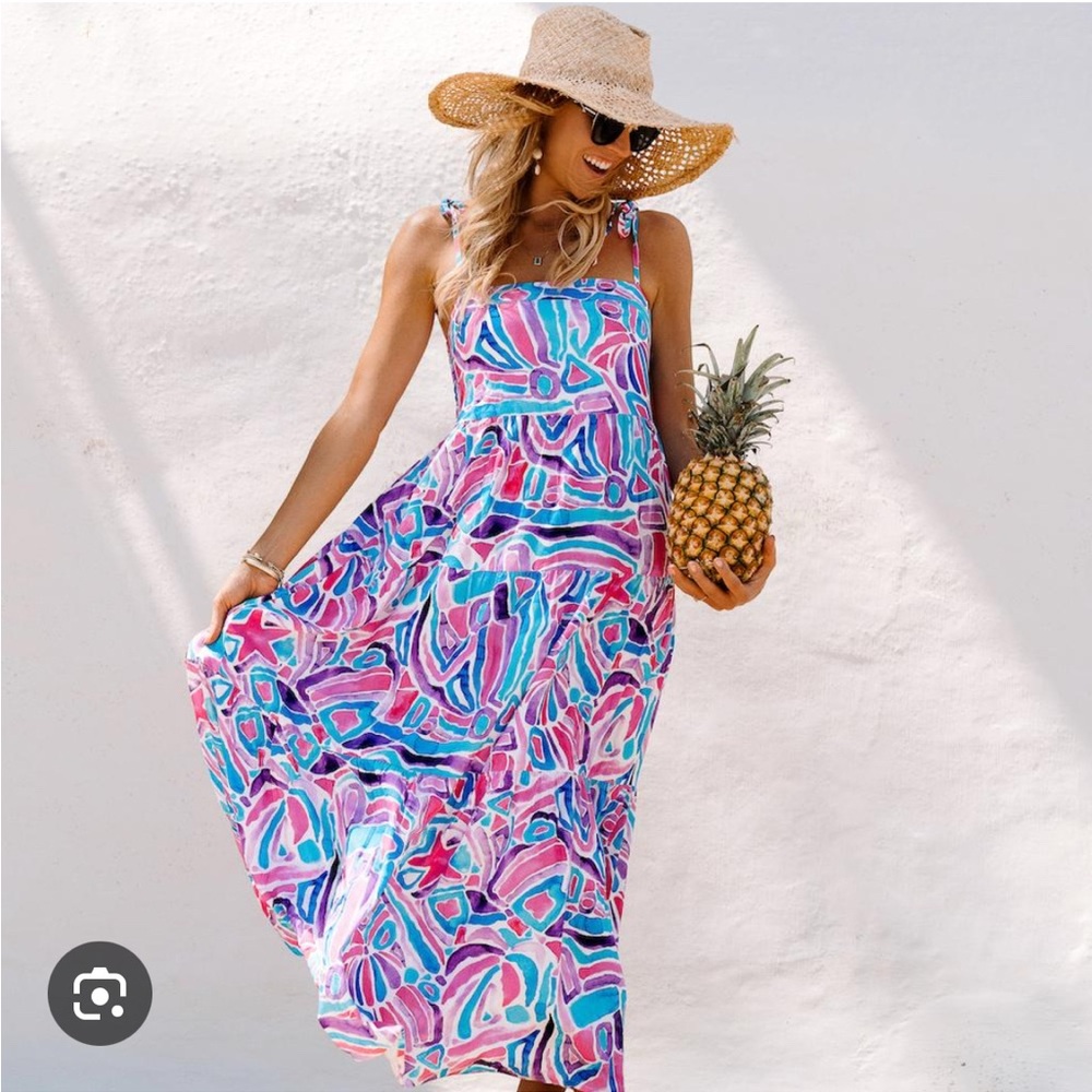 NWT Kenny Flowers XS Waikiki Resort Dress